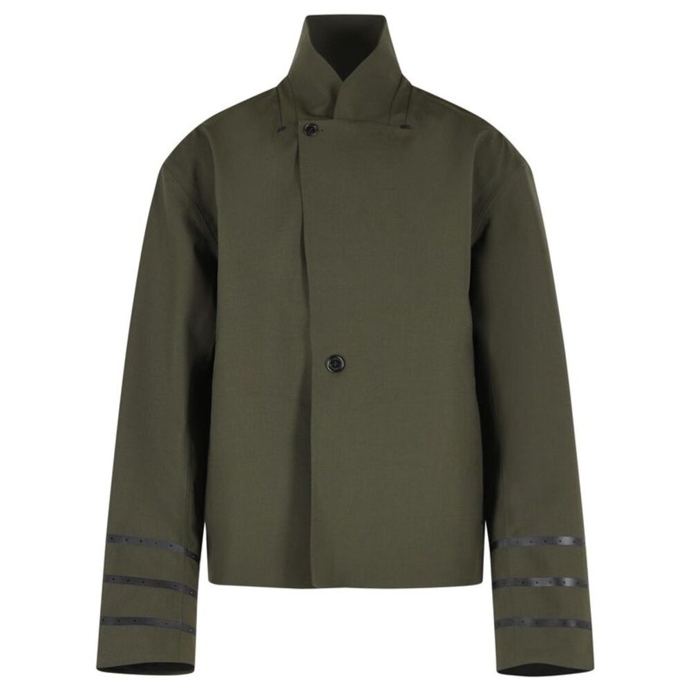 Coperni 'Technical' Green Wool Blend Jacket Women